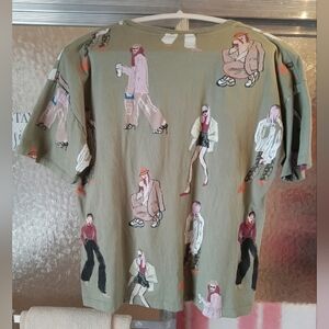 Zara Graphic T-Shirt Size S